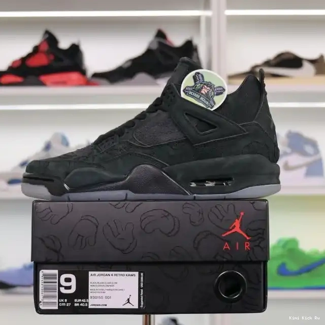Jordan Kimikick Air black kaws Jordan 4 0612